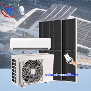Climatiseur hybride solaire mini-split 1,5 tonne à bas prix, 12000 BTU, chauffage et refroidissement, mural, pour usage domestique YF-ACDC-12K/18K - Product Image 1