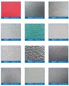 1060 장식 패턴 치장 벽토 벽 패턴 알루미늄 플레이트 양각 알루미늄 시트