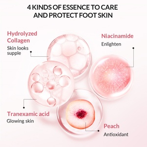 Masque pour les pieds au collagène de pêche, blanchissant et raffermissant, soin des pieds éclaircissant et élastifiant, vente chaude - Product Image 6