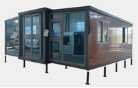 Maison mobile portable de 40 pieds de haut avec toilettes et salle de bain