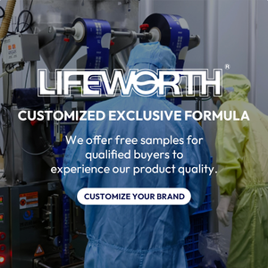 LIFEWORTH Suplemento vegano de alto contenido en proteínas en polvo Bebidas optimizadas para usuarios de GLP-l 0 Azúcar 12 porciones Base vegetal Post-entrenamiento OEM - Product Image 5