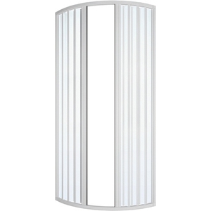 Mampara de Ducha Circular Ilaria Lux de 75 cm con Salida Lateral, Mampara de Baño de Lujo - Product Image 1