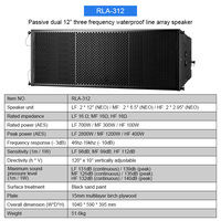 Subwoofer de 18 pulgadas, 12 pulgadas, equipo de sistemas de sonido de gama media, altavoz profesional
