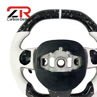 Volant personnalisé en cuir et fibre de carbone pour Chrysler 300 300C 300 R/T SRT Dodge Charger Challenger Sport Car Interior