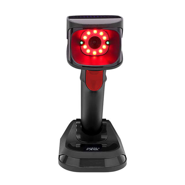 AK-9000 2D Handheld and Hands-Free Barcode Scanner 1.3MP Sensor Auto Mode 4m/s Scan Speed for Supermarket POS