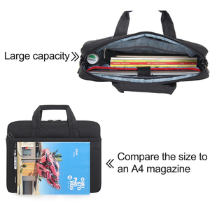 Maletín grande para hombre, fundas para ordenador portátil de 15,6 pulgadas, bolso de trabajo de oficina de negocios, bolso de mensajero, bolsos de hombro, bolsos de lona impermeables - Product Image 4