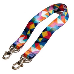 สายคล้องโทรศัพท์มือถือแบบพิมพ์ลายด้วยความร้อน ราคาโรงงาน สำหรับใส่แฟลชไดรฟ์ USB สายคล้องคอไนลอนโพลีเอสเตอร์ พิมพ์โลโก้ได้ตามต้องการ - Product Image 3