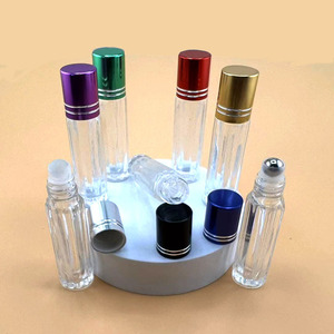 Rollo de aceite esencial de <span class=keywords><strong>4ml</strong></span> al por mayor en botella rollo de vidrio vacío en botella perfume botella de vidrio transparente muestra portátil para mujeres - Product Image 3