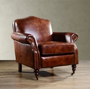 HJ HOME Aviator Retro Assis Mobilier Hôtel Canapé Bar Industriel Classique Chaise Longue Chesterfield Canapé Accent Chaise Longue - Product Image 1