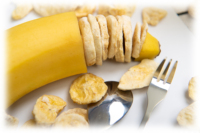 Dus Natuurlijke Verfrissende Snackoptie Knapperige Gevriesdroogde Aardbeien En Bananenchips Een Natuurlijke Keuze Van Gedroogd Fruit