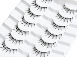 Pestañas Postizas en Tira, Curvatura <span class=keywords><strong>D</strong></span>, Largas, Individuales, Bandeja Mixta, Pestañas de Visón Sintético, Extensiones de Pestañas Emparejadas, 0.05, Negras - Product Image 5