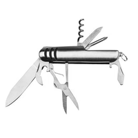 Couteaux de camping utilitaires à lame en acier 3cr13, 7 et 9 fonctions, couteau de poche pliable à bouton-poussoir, multi-usages