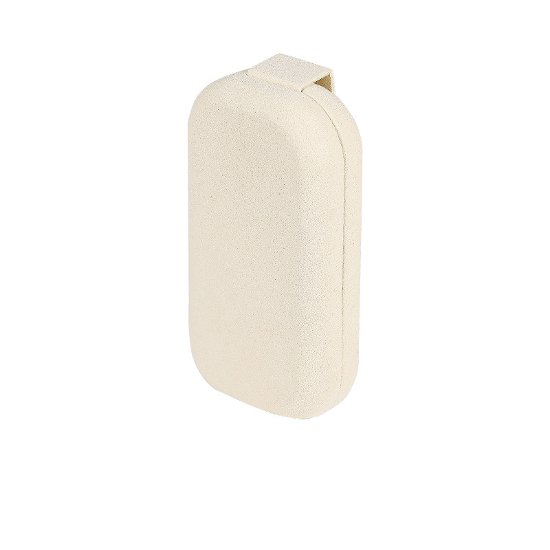 Apricot White Large Rounded Necklace Display
