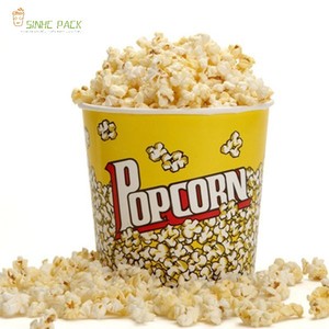 Gobelet en papier de haute qualité 170oz gobelet en papier biodégradable et assiettes tasse en papier Kraft seau à pop-corn carré - Product Image 6