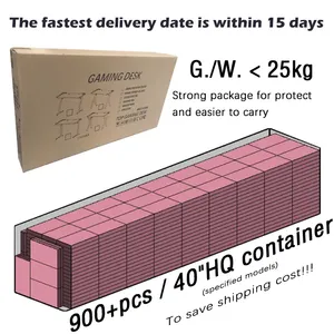 Hot Sales Red X-shape <strong>Table</strong> <strong>Computer</strong> Top Best Gaming <strong>Desk</strong> Moderne With Monitor Stand - Product Image 5