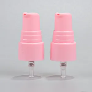 Wholesale Pink Color Plastic Cream Pump 20 410 24 410 28 410 Treatment Pump For Skin Care Bottle