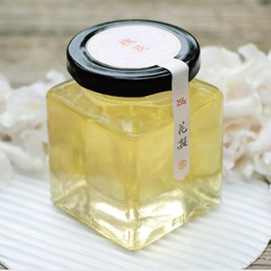 Hot Bán Bán Buôn 100Ml 150Ml 200Ml 280Ml 500M 730Ml Vuông Lọ Thủy Tinh Với Kim Loại Màu Đen Có Nắp Đậy Cho Thực Phẩm Lưu Trữ Mật Ong - Product Image 2