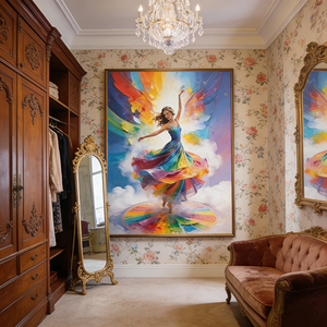 <span class=keywords><strong>Tableau</strong></span> mural en toile d'huile sur bois fait main, peinture numérique originale moderne et minimaliste pour salon, décoration intérieure, <span class=keywords><strong>tableau</strong></span> mural <span class=keywords><strong>pas</strong></span> <span class=keywords><strong>cher</strong></span> - Product Image 4