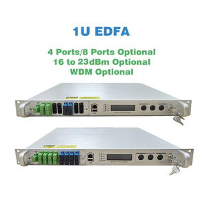 Transmetteur FTTH EYDFA OLT 8 sorties 8*19 23 <span class=keywords><strong>dBm</strong></span> 1550nm 8 ports WDM EDFA - Product Image 5