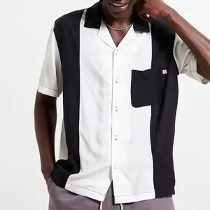 Touchhealthy supply cross grain long sleeve White dress pant shirt for boys plus size men's shirts