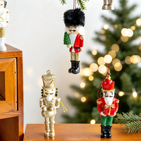 Ornement de Noël Soldat Casse-Noisette en Résine, Meilleure Vente, Petite Décoration de Bureau, Accessoire pour Sapin de Noël