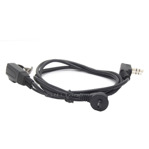 Auriculares del FBI de tubo de aire acústico de 2 pines con auricular Agente DE SEGURIDAD Auricular con cable y micrófono Auricular Mini Walkie Talkie Radio - Product Image 6