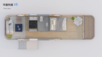 Cabine de bureau mobile en acier pour entrepôt Apple, maison mobile, hôtel, maison d'hôtes, usage commercial, design inspiré des capsules spatiales