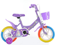 Bicicletas para Niñas Pequeñas con Diseño de Sirena, Cuadro de Acero de Alto Carbono Totalmente Amortiguado, Frenos Antibloqueo, 12 Pulgadas, Una Sola Velocidad