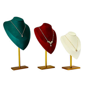 Haut de gamme nouveau Style bijoux vitrine ensembles d'affichage Mannequin factice <span class=keywords><strong>pour</strong></span> pendentif collier bijoux affichage accessoires - Product Image 2