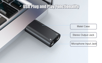 USB auf 3,5mm Klinke Audio-Adapter USB-A auf Aux-Adapter Externe Stereo-Soundkarte