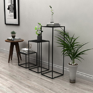 Support de <span class=keywords><strong>plante</strong></span> d'intérieur en métal, étagère à pot de fleurs en fer pour l'extérieur - Product Image 5