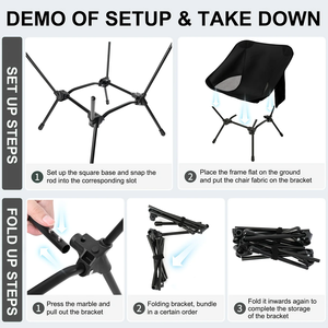 Factory Direct High Quality Outdoor Comfortable <strong>Beach</strong> <strong>Chair</strong> 4WD Lightweight Foldable <strong>Chair</strong> for Camping - Product Image 6