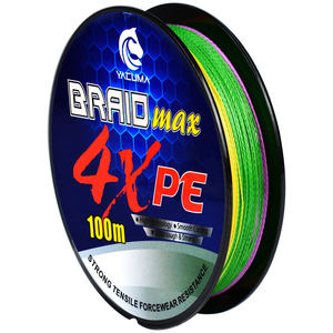 Ligne <span class=keywords><strong>de</strong></span> pêche YACUMA Premium 100M 4X multicolores tressée flottante haute résistance résistante à l'usure pour rivière, lac, ruisseau, océan - Product Image 3
