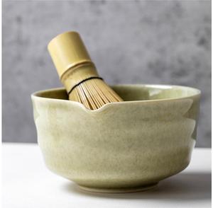 4pcs service à thé de style japonais traditionnel bol à <span class=keywords><strong>matcha</strong></span> en céramique avec support de fouet en bambou <span class=keywords><strong>Kit</strong></span> de <span class=keywords><strong>matcha</strong></span> de cérémonie - Product Image 4