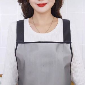 Wholesale Large <b>PVC</b> Workwear Sleeveless Bib Extended <b>Apron</b> Household Kitchen Cooking Waterproof Oil Proof Eco-friendly Durable - Product Image 3