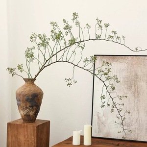 Branche de plante verte artificielle Wanzhang 100cm-200cm, lianes séchées, décoration intérieure, style chinois Wabi Sabi, ornement - Product Image 3