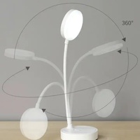 Lampe de bureau pour la protection des yeux, lampe de lecture rechargeable, lampe de chevet pour la chambre à coucher