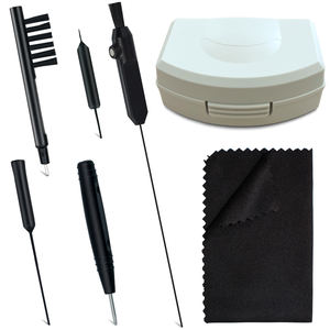 Séchoir à brosse pour appareil auditif de type RIC avec accessoires Capuchon en <span class=keywords><strong>cérumen</strong></span> Filtre à <span class=keywords><strong>cérumen</strong></span> Filet anti-poussière pour une meilleure performance des appareils auditifs - Product Image 1