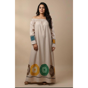 Tela de Lino Suave de la Mejor Calidad para Ropa de Mujer, Tela de Poliéster con Estampado Digital de Lino Suave, 100% Poliéster - Product Image 1