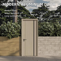 Porte en bois minimaliste MDOOR sans peinture, antibactérienne, avec finition ignifuge, garantie 3 ans, pour chambre et usage résidentiel