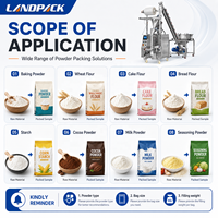 Machine d'emballage automatique pour sachets de poudre de blé, épices, masala, café, paprika, poudre épicée pour la pâtisserie
