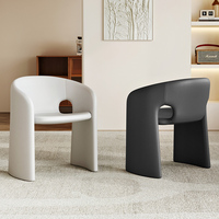 Chaise Rochburg moderne et créative avec cadre en bois pour café, restaurant, loisirs, réception, célébration, négociation en ligne, thème extraterrestre