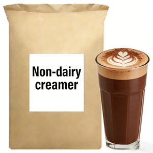 YUECHUANXIANG Grasa Vegetal en Polvo Sabor Vainilla Francesa 25kg Ingredientes Alimentarios para Café, Leche, Té, Helado, Crema de Leche, 12 Meses - Product Image 1