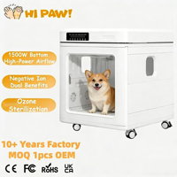 Sèche-cheveux automatique pliable en plastique de haute qualité 100L pour chiens et chats, machine professionnelle de toilettage pour chiens et chats