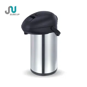 3L/5L LIT STAINLESS STEEL AIRPOT HOT TEA COFFEE DRINKS VACUUM FLASK JUG  PUMP NEW