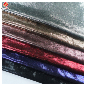 Tessuto in Jersey di <span class=keywords><strong>Poliestere</strong></span> con Stampa in Lamina d'Oro per Abiti di Bright Textiles - Product Image 2