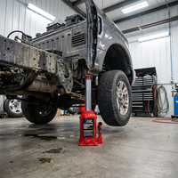 Cric hydraulique professionnel robuste de 20 tonnes en acier pour la réparation de camions, SUV et bus avec certification CE