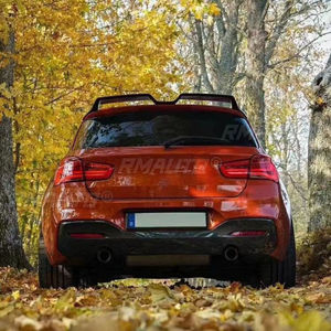 Aileron de toit arrière en fibre de carbone véritable pour F20, accessoires auto pour BMW Série 1 F20 120i, pièce de modification du spoiler de toit arrière. - Product Image 5