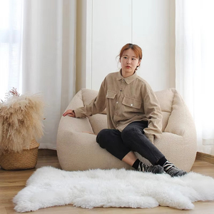 Yiyuan meubles de maison et décoration en gros <span class=keywords><strong>pas</strong></span> <span class=keywords><strong>cher</strong></span> pouf chambre chaise simple paresseux canapé pouf chaise géant pouf chaise - Product Image 2