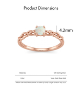 Bague en argent 925 plaqué rhodium avec opale, motif poisson Ichthys de la foi chrétienne, idéale pour mariage et fête, vente en gros